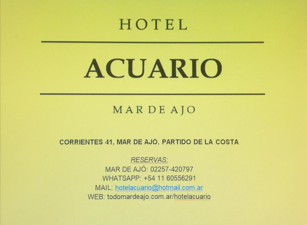 Hotel Acuario Mar de Ajó Esterno foto